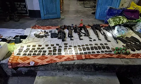 Arms, Ammunition Recovered in Kokrajhar, 6 Detained