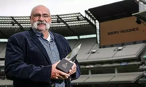 Former bowler Merv Hughes inducted into the Australian Cricket Hall of Fame