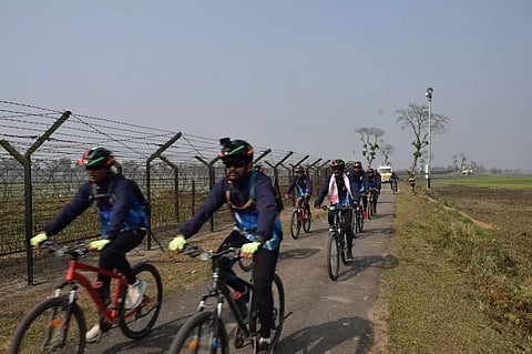 13 'Maitri' cycle rallyists reach Meghalaya