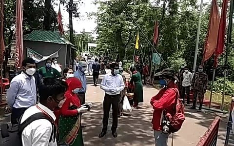 Tripura: 129 citizens stuck in Bangladesh return home via Akhaura Checkpost