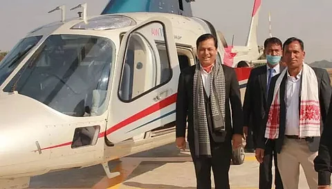 CM Sarbananda Sonowal inaugurates State's first heliport at Majuli