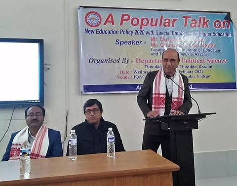 Talk on New Education Policy 2020 held in Tinsukia