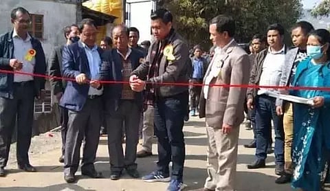 MLA Gavin Miguel Mylliem inaugurated Mawkdok-Khatarshnong Road at Khrang Village