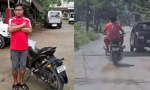 Manipur man arrested for dragging dog with bike, killing it for meat