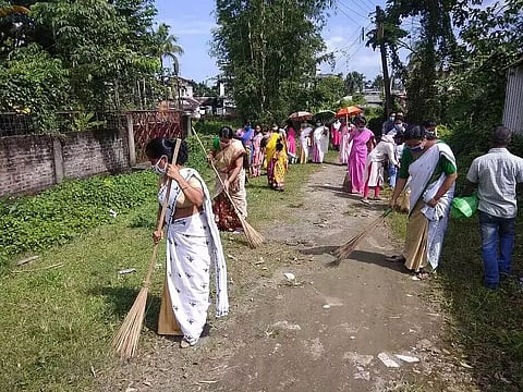 ASULM and Swaccha Bharat Mission celebrate Gandhi Jayanti in Sivasagar