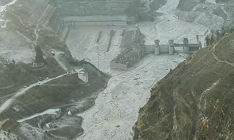 Lake forms on Rishiganga River in Uttarakhand, alert sounded
