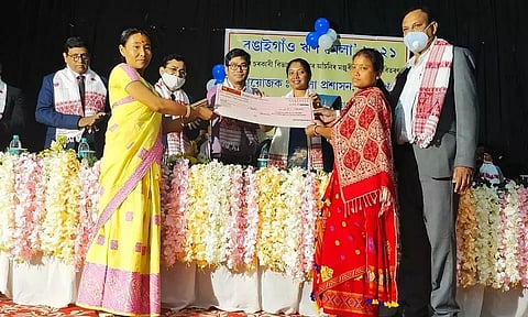 Loan sanction letters distributed among beneficiaries at Bongaigaon District Library