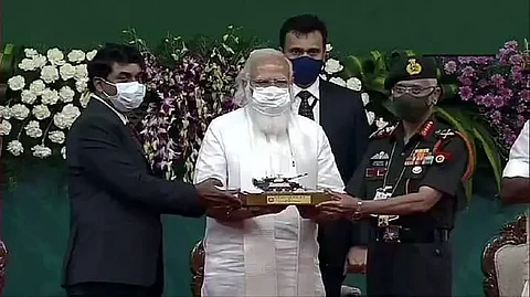 PM Narendra Modi hands over Arjun MBT Mark 1A to Army