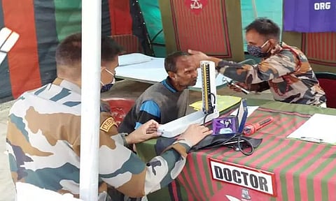 Assam Rifles organizes medical camp in Cachar district