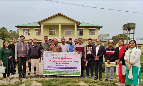 Workshop on potato value chain organized under APART in Lakhimpur