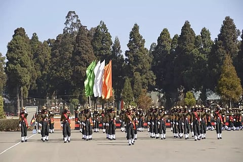Attestation parade in Assam Regimental Centre (ARC) Shillong