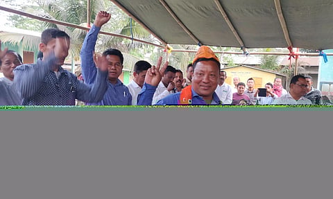 More than 100 people from BPF, other Political Parties join BJP in Tamulpur