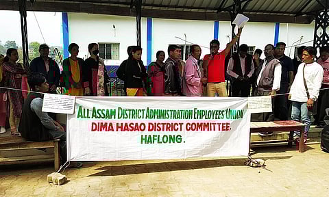 Non-Cooperation by District Administration Employees Paralyses Office Functioning in Haflong