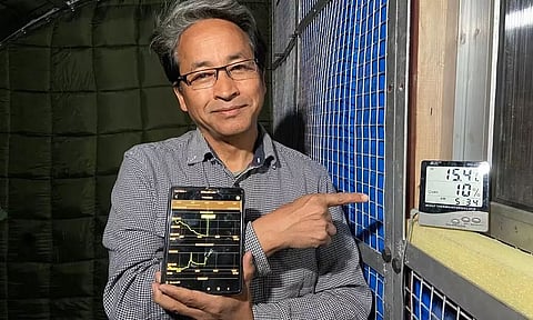 Sonam Wangchuk Innovates Solar Heated Military Tent for Indian Army
