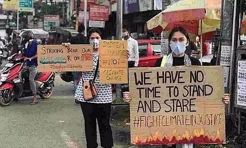 Guwahati youths resume global climate strikes calling for urgent action as Baghjan still burns