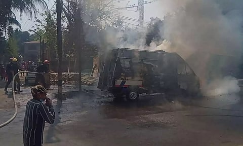 Ambulance Catches Fire in Guwahati, Patient Safe