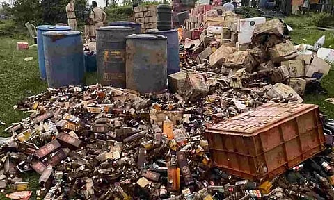 Meghalaya police seizes 7,000 liters of spurious alcohol, 1 arrested