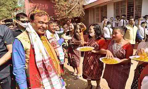 Himanta Biswa Sarma launches slew of developmental projects in Bokajan