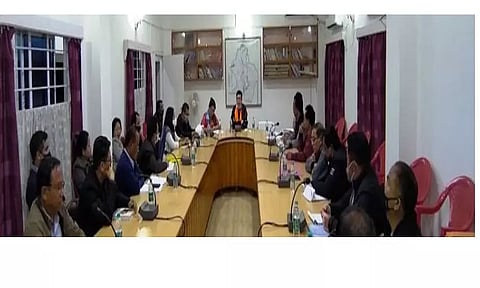 HAD Commissioner Manish Thakur visits Dima Hasao and reviews various departments