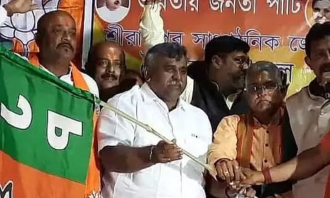 Trinamool Congress MLA Jitendra Tiwari quits party, joins BJP