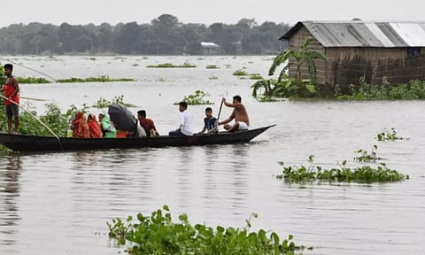 Almost 2 lakh people across 7 districts affected by flash floods in Assam