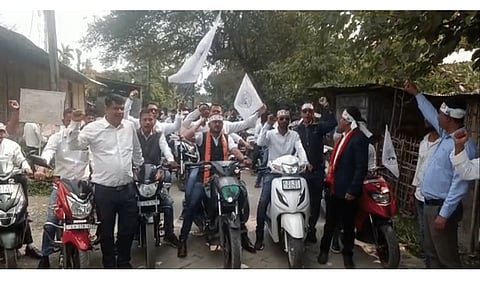 AJYCP resorts to protest, demands repeal of CAA, introduction of ILP in Lakhimpur