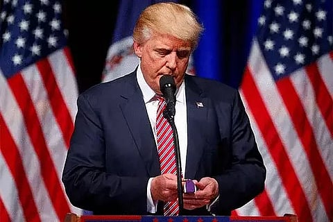 US President Donald Trump boycotts 75th-anniversary session