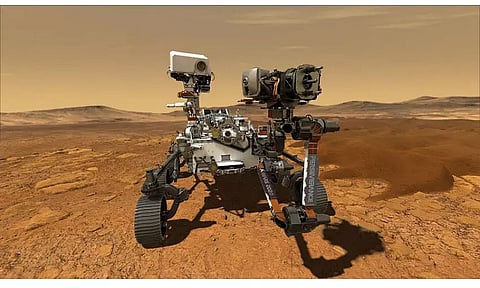 NASA's Perseverance Mars rover deploys wind sensor