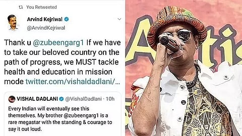 Delhi CM Arvind Kejriwal takes to twitter to thank Zubeen Garg for his admiring compliments