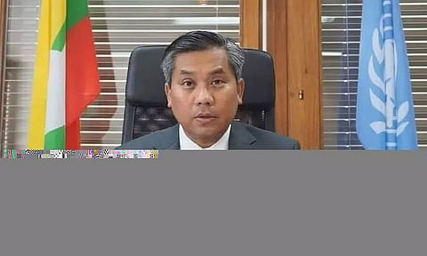 Myanmar junta's UN envoy steps down