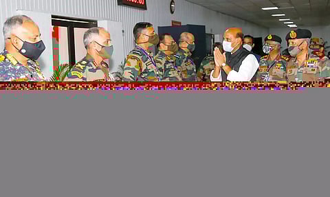 Rajnath Singh discusses the formation of integrated theatre commands