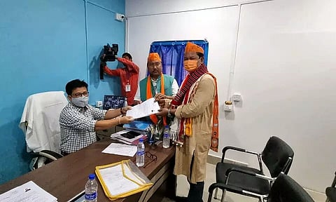 BJP candidate Dr Numal Momin files nomination for Bokajan constituency