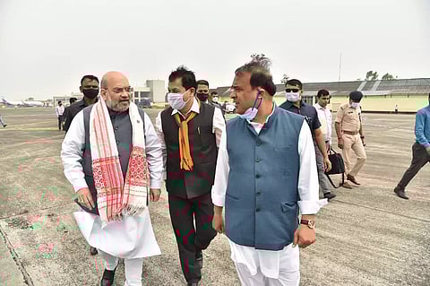 Amit Shah questions Congress-AIUDF leadership in keeping Assam safe from infiltrators