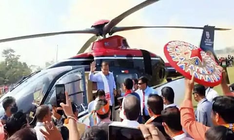 Helicopters add sheen to campaign for the first phase of Assam Assembly poll