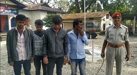 Four dacoits apprehended by Nagrijuli Police in Baksa district