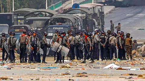 Martial law imposed in 2 Yangon townships