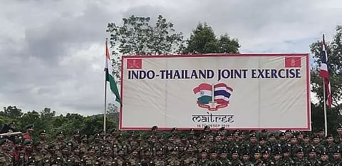 Indo-Thailand Military Exercise Concludes at Foreign Training Node, Meghalaya