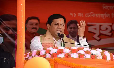 BJP has ended corruption and misrule of Congress government: Sarbananda Sonowal