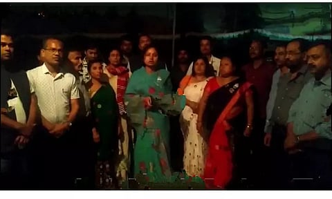 Congress candidate Dr. Joy Prakash Das stranded on river bank, alleges conspiracy