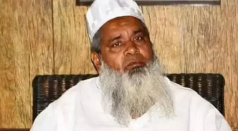 AIUDF chief Badruddin Ajmal attends rally in Barpeta