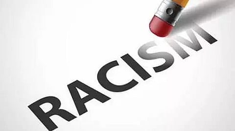 Youth standing up against racism