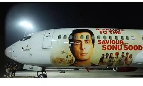 Sonu Sood gets aircraft livery: Wish my parents were here to see it