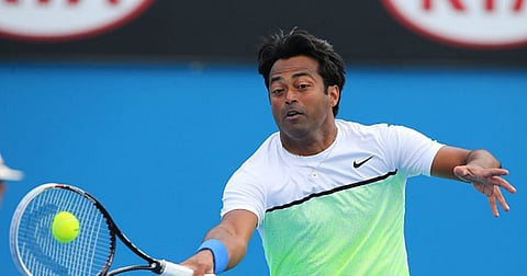 Leander Paes back in training with Olympics on mind