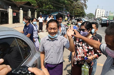 Detained journo freed in Myanmar
