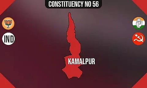 Kamalpur Assembly - Population, Polling Percentage, Facilities, Parties Vote Share, Last Election Results