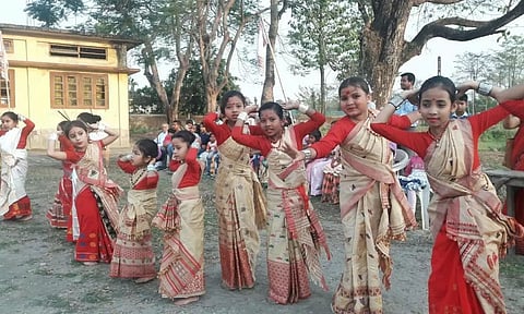 Bihu dance and dhol badan workshop concludes at Demow