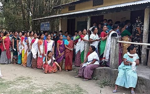 Polling conducted peacefully in Lakhimpur district