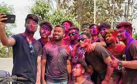 Festival of colours Holi celebrated with gusto across Assam