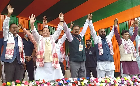 Development of Assam will get boost if BJP retains power: JP Nadda