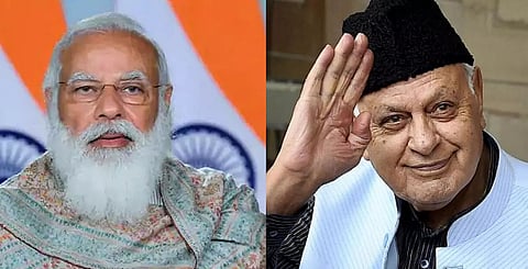 Prime Minister Narendra Modi wishes Farooq Abdullah speedy recovery